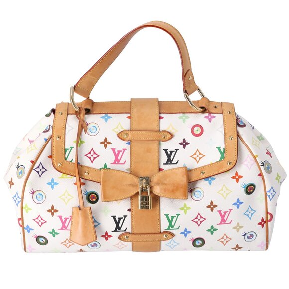Louis Vuitton x Murakami Sac Retro GM Eye Love Monogram Handbag M92053 Blanc - Picture 1 of 10